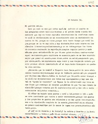 [Carta] 1952 oct. 20, [Santiago, Chile] [a] [Gabriela Mistral]