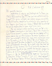 [Carta] 1952 oct. 26, [Santiago, Chile] [a] [Gabriela Mistral]