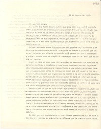 [Carta] 1953 ago. 16, Santiago, [Chile] [a] [Gabriela Mistral]