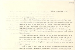 [Carta] 1953 ago. 16, Santiago, [Chile] [a] [Gabriela Mistral]