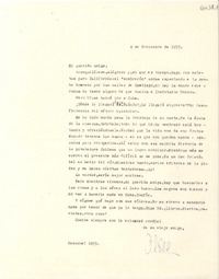 [Carta] 1953 nov. 4, [Santiago, Chile] [a] [Gabriela Mistral]