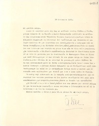 [Carta] 1953 nov. 30, Santiago, [Chile] [a] [Gabriela Mistral]