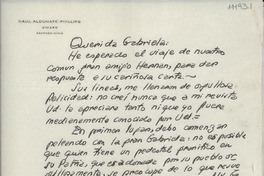 [Carta] 1952 abr. 1, Santiago, Chile [a] Gabriela [Mistral]