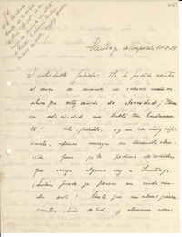 [Carta] 1934 feb. 28, Santiago de Compostela, [España] [a] Gabriela Mistral