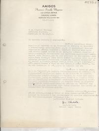 [Carta] 1941 dic. 11, Chicago, Illinois, [EE.UU.] [a] Gabriela Mistral, Santiago, Chile
