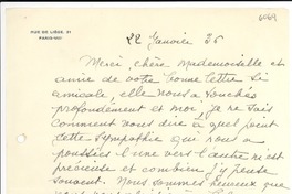 [Carta] 1936 ene. 22, Paris, [Francia] [a] [Gabriela Mistral]