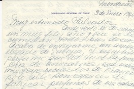 [Carta] 1946 ene. 3, Montreal, [Canadá] [a] Salvador