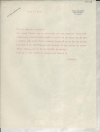 [Carta] 1954 mayo 18, [San Isidro], [Argentina] [a] Gabriela [Mistral]