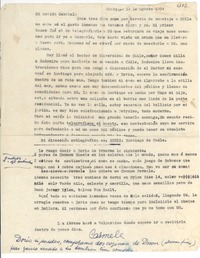 [Carta] 1954 feb. 2, Santiago, [Chile] [a] Gabriela [Mistral]