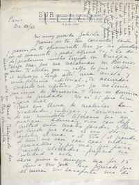 [Carta] 1951 dic. 26, Paris, [Francia] [a] Gabriela Mistral