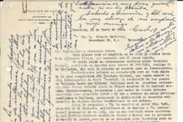 [Carta] 1942 ene. 19, Santiago [a] Gabriela Mistral