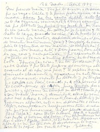 [Carta], 1973 abr. Buenos Aires, Argentina <a> María Urzúa