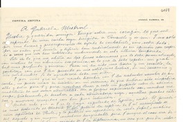 [Carta] 1936 mar. 30, Madrid, [España] [a] Gabriela Mistral