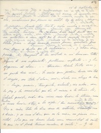 [Carta] 1943 sept. 15, Puerto Rico [a] Gabriela Mistral