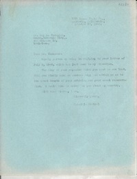 [Carta] 1946 Sept. 17, Monrovia, California, [EE.UU.] [a] Ray M. Thompson, New Orleans, Louisiana, [EE.UU.]