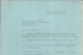 [Carta] 1946 Sept. 17, Monrovia, California, [EE.UU.] [a] James H. Van Alen, New York, [EE.UU.]
