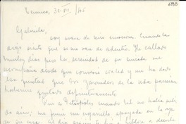 [Carta] 1945 jul. 31, Temuco [a] Gabriela Mistral