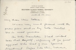 [Carta] 1947 Mar. 25, Carbondale, Illinois [a] Consuelo Saleva