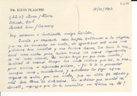 [Tarjeta] 1947 jun. 17, Bonn, [Alemania] [a] Gabriela [Mistral]