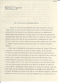 [Carta] 1936 oct. 23, Düsseldorf, [Alemania] [a] Gabriela Mistral