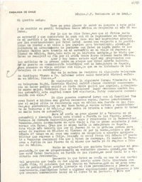 [Carta] 1948 nov. 18, México D. F. [a] Gabriela Mistral