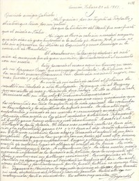 [Carta] 1951 feb. 20, Concón, [Chile] [a] Gabriela [Mistral]