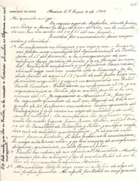 [Carta] 1949 ene. 4, México D. F. [a] Gabriela Mistral