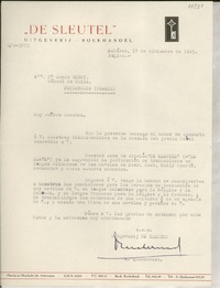[Carta] 1945 dic. 17, Ambéres, Bélgica [a] Lucila Godoy, Petrópolis, Brasil