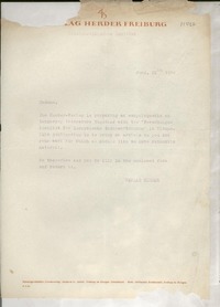 [Carta] 1956 June 22, [Deutschland] [a] Madame [Gabriela Mistral]