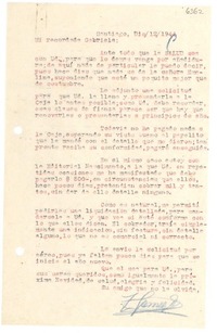 [Carta] 1944 dic. 12, Santiago, [Chile] [a] Gabriela [Mistral]