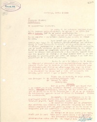 [Carta] 1945 mar. 2, Santiago, [Chile] [a] Gabriela Mistral, Petrópolis, [Brasil]