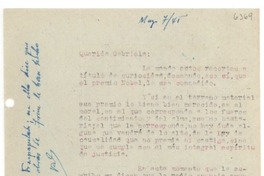 [Carta] 1944 ene. 1, Santiago, [Chile] [a] Gabriela [Mistral], Petrópolis, [Brasil]