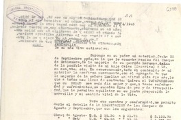 [Carta] 1945 oct. 4, Santiago, [Chile] [a] Gabriela Mistral, Petrópolis