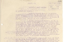 [Carta] 1944 abr. 19, Santiago [a] Gabriela Mistral