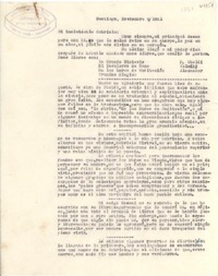 [Carta] 1951 nov. 2, Santiago, [Chile] [a] Gabriela Mistral