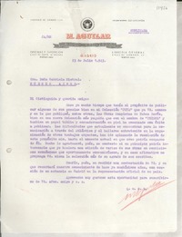 [Carta] 1943 jul. 23, Madrid, [España] [a] Sra. Doña Gabriela Mistral, Buenos Aires