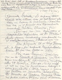 [Carta] 1947 nov. 28, Los Ángeles, California [a] Gabriela Mistral