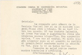 [Carta] 1946 abr. 3, Santiago [a] Gabriela Mistral