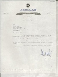 [Carta] 1966 ene. 17, Montevideo, [Uruguay] [a] Srta. Doris Dana, Hack Green Road, Pound Ridge, (Nueva York), E. E. U. U.