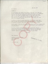 [Carta] 1972 May 26, [Estados Unidos] [a] Aguilar S. A. de Ediciones, Juan Bravo 38, Madrid, Spain