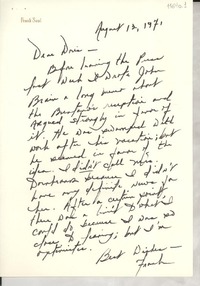 [Carta] 1971 Aug. 13, [Radnor, Pennsylvannia, Estados Unidos] [a] Dear Doris
