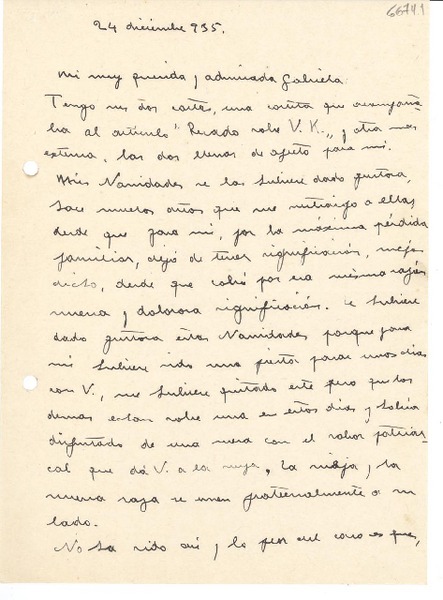 [Carta] 1935 dic. 24, España [a] Gabriela Mistral