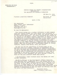 [Carta] 1954 abr. 19, Washington D.C., [EE.UU.] [a] Gabriela Mistral, Long Island, [New York]