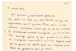 [Carta] 1936 ene. 6, España [a] Gabriela Mistral