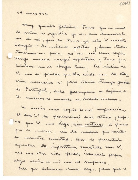[Carta] 1936 ene. 19, España [a] Gabriela Mistral
