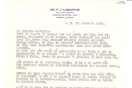 [Carta] 1956 ene. 31, Hudson, Illinois [a] Gabriela Mistral