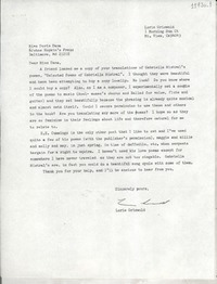 [Carta] 1975 Feb. 6, Mt. View, Ca., [Estados Unidos] [a] Miss Doris Dana, Johns Hopkins Press, Baltimore, Md.