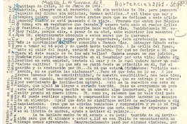 [Carta] 1951 jun. 12, Santiago de Chile [a] Gabriela Mistral