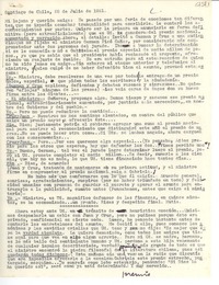 [Carta] 1951 jul. 22, Santiago de Chile [a] Gabriela Mistral