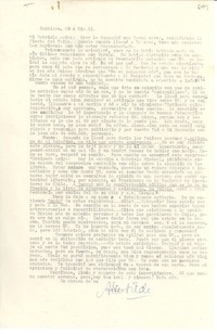 [Carta] 1951 dic. 29, Santiago, [Chile] [a] Gabriela [Mistral]